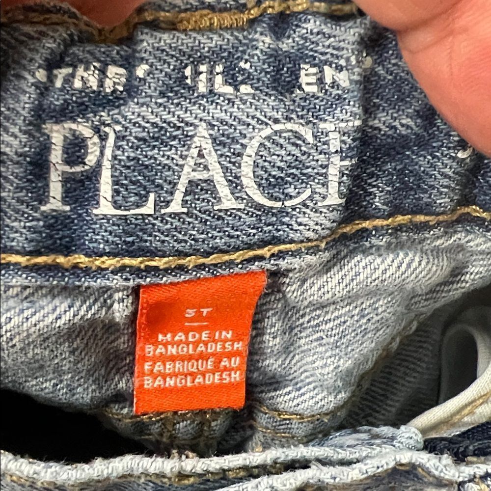 The Children’s Place cotton denim blue jeans straight leg size 3T - Picture 8 of 11